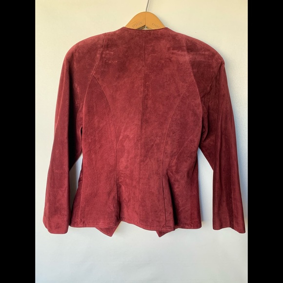 COPY - XS, Danier, vintage maroon leather jacket - Picture 8 of 15